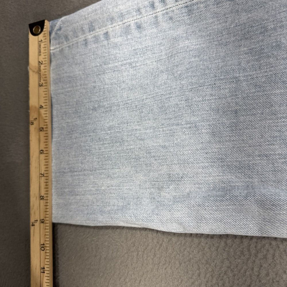 American Eagle‎ Jeans Mens Sz 34x34 (33x32) Low Loose Distressed Thrashed Grunge - Picture 5 of 13